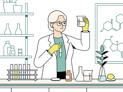 The Honey Pot Company - Illustration for Video characterdesign explainer feminine health honey pot illustration minimal motion graphics scientific wellness
