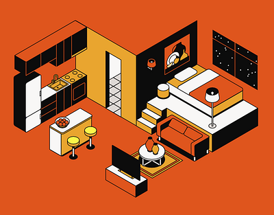 Tobiko - Illustration for Video automation branding illustration isometric motion graphics tobiko ui