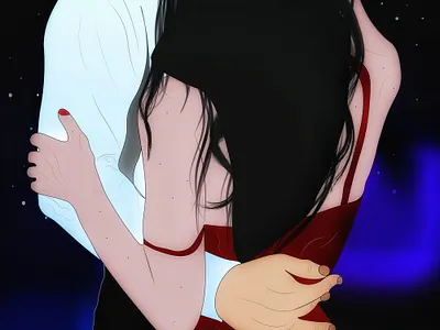 Romantic Evening Art 🌃 art artwork concept digitalartwork digitalillustration graphic design illustration recommendations vector