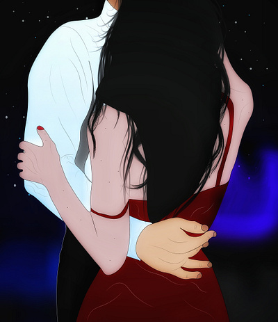 Romantic Evening Art 🌃 art artwork concept digitalartwork digitalillustration graphic design illustration recommendations vector