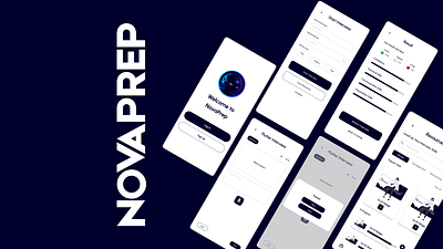 Novaprep ai artificial intelligence interview interview preparation learning mobile ui study ui