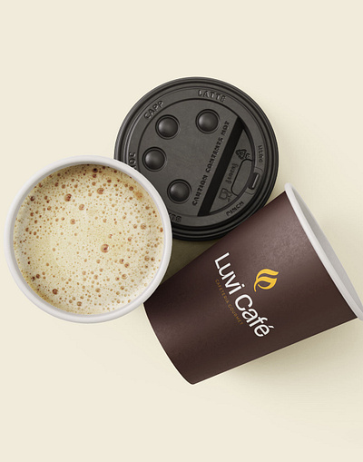DESENVOLVIMENTO DE MARCA - LUVI CAFÉ graphic design motion graphics