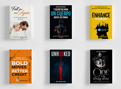 Book Cover Folio amazon book cover book cover bundle book cover folio book cover mockup book cover page design book cover set bookish couple credit design ebook cover fiction book cover graphic design inhooked kdp love nonfiction book cover ode book cover thriller