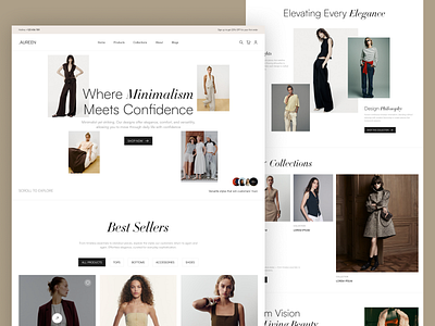 Ecommerce Landing Page creative ecommerce graphic design landing page ui uiux website