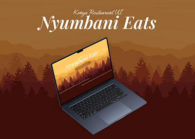 Kenya Restaurant UI branding design challenge food app landing page responsive design restaurant ux design warm colors