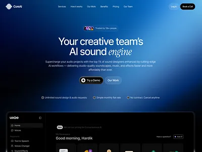 Web Hero Design figma ui ux web design website