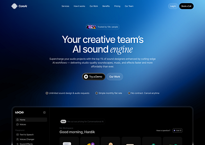 Web Hero Design figma ui ux web design website