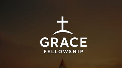 GRACE FELLOWSHIP Church Logo design 3d branding graphic design logo