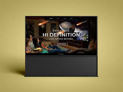 Landing Page Design (Photo Manipulation) advertising banner branding design design inspiration graphic design landing page navigation photo manipulation photoshop typography ui