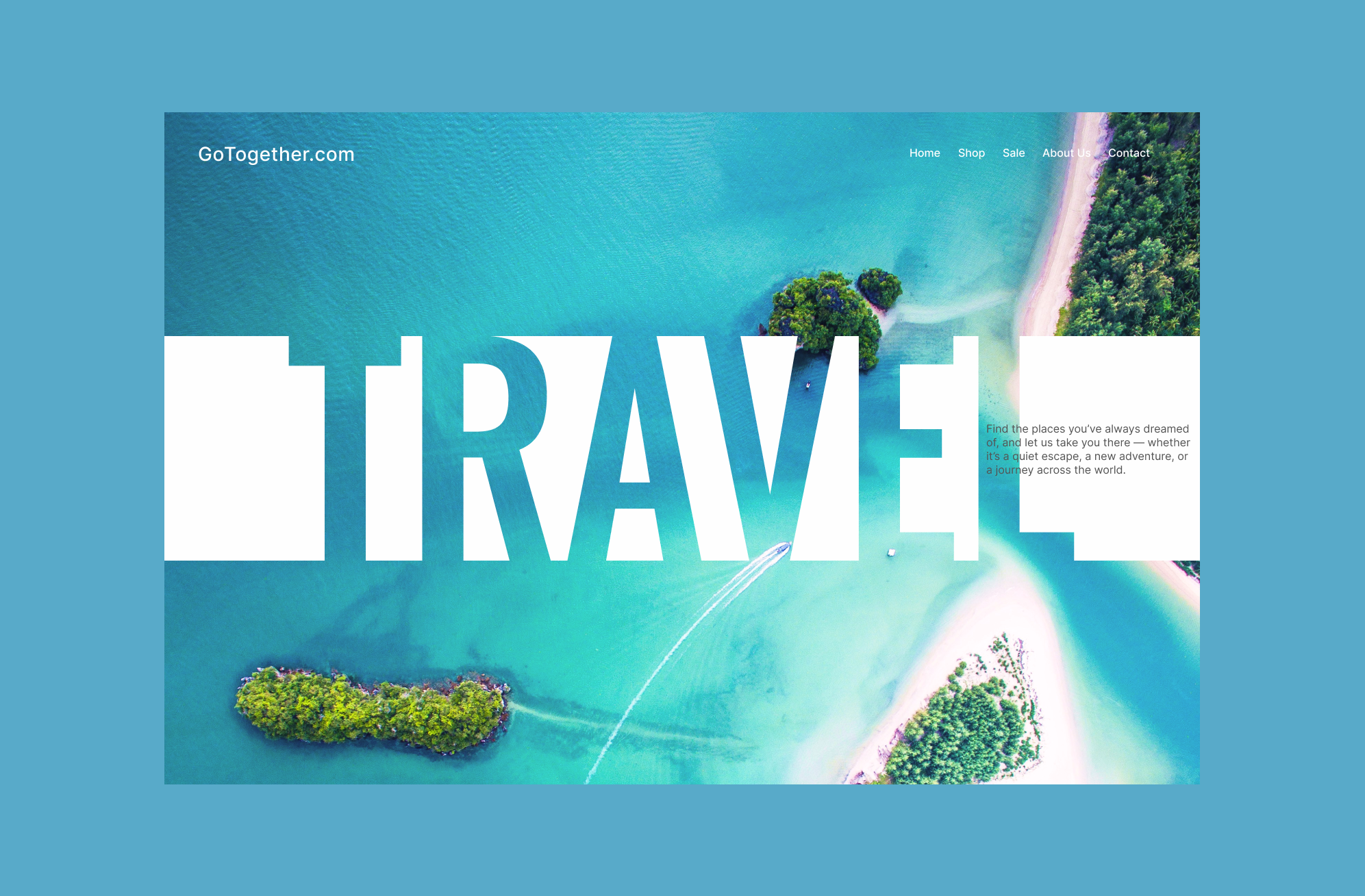 Hero Series 12 - Travel Website destination website figma flight hero hero section holiday homepage landing page text masking tourism travel travel agency travel app travel website trip booking ui ux web design