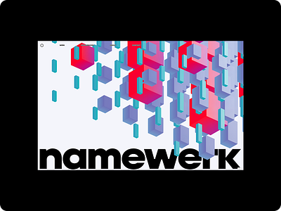 Web Design | Namewerk brand identity digital design interaction design landing page minimal design mobile design ui ui design user experience visual design web design