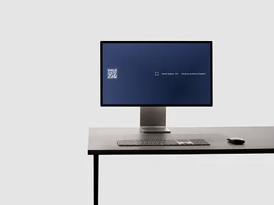 Studio Display 025 Mockup business computer dashboard design design system designer display graphic design layout minimal minimalism monitor office studio table tracker tracking work working workspace