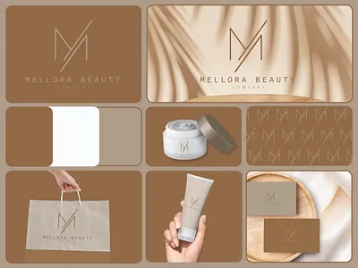 Mellora Beauty Branding app designer brand guidelines brand identity branding design designer graphic design illustration logo
