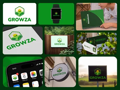 Organic Fertilizer Logo – Eco Farming Branding agriculture logo branding business logo eco friendly logo farm logo farming logo food logo growth logo harvest logo healthy logo minimalist logo natural logo organic logo plants logo rural logo seeds logo soil logo