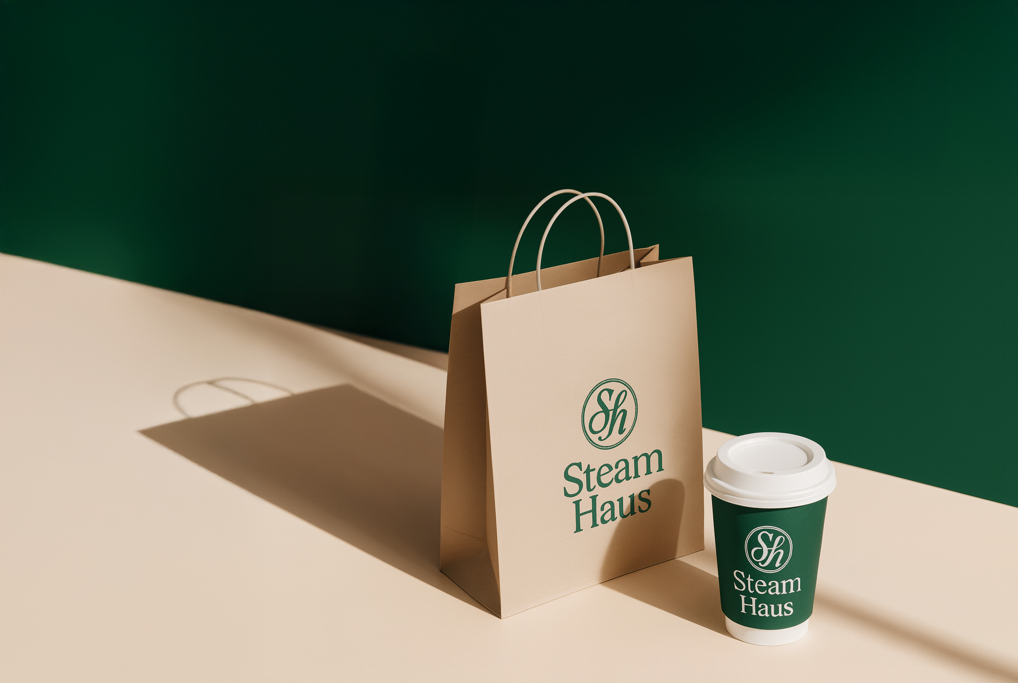 Steam Haus: Brand Identity brand building brand design branding cafe cafe branding case study creative direction graphic design indian food photography restaurant branding visual id visual identity