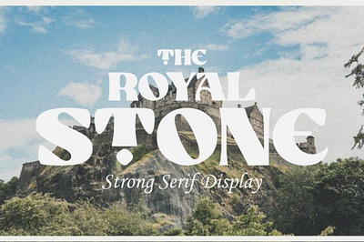 Royal Stone Font bold bold type branding branding font classic design display font display type graphic design illustration logo logo font modern royal stone font serif vector