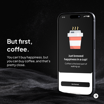Brewed with Design ☕ app concept coffee app coffee shop mobile app nteraction design product design ux design