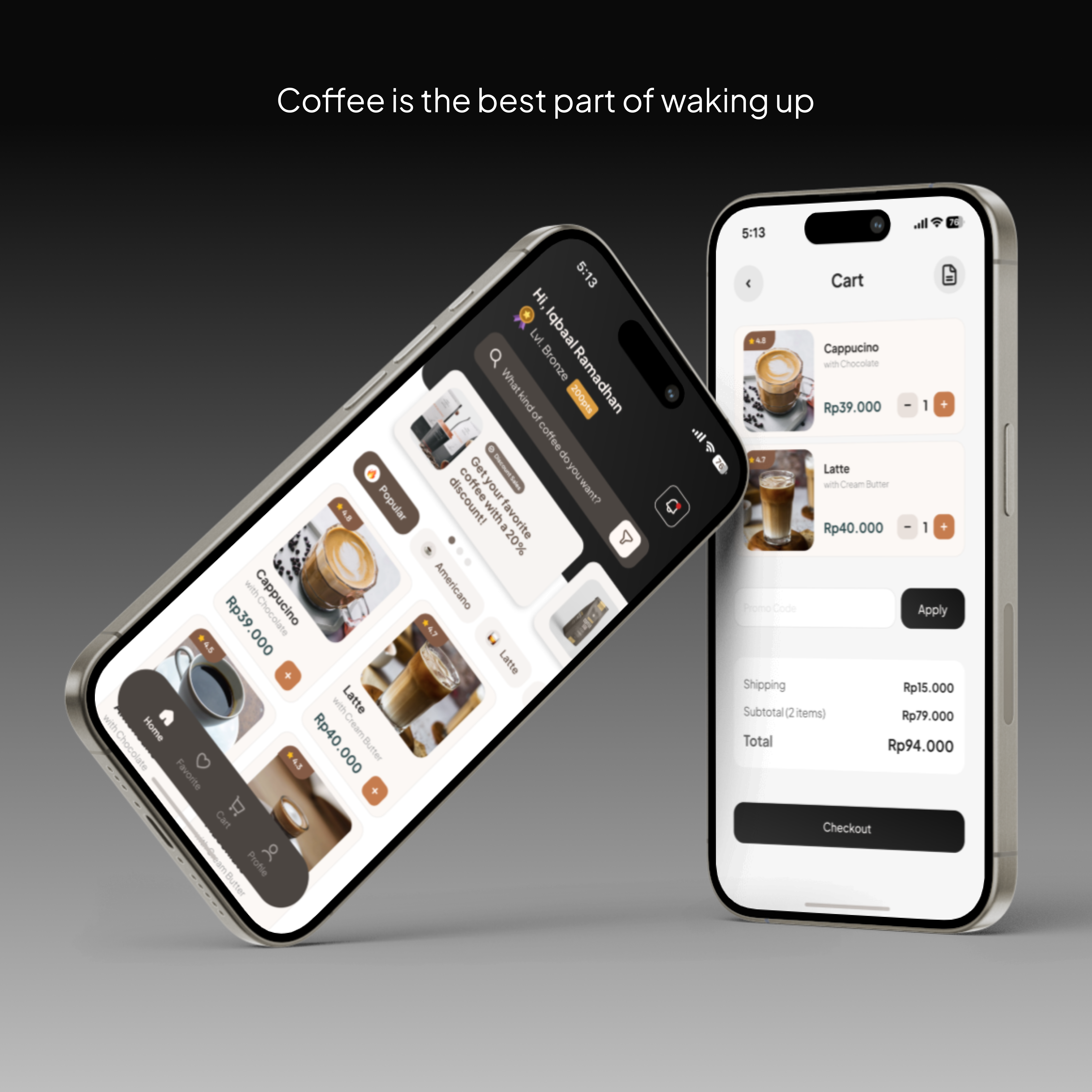 Example of Modern Mobile App UI/UX Design