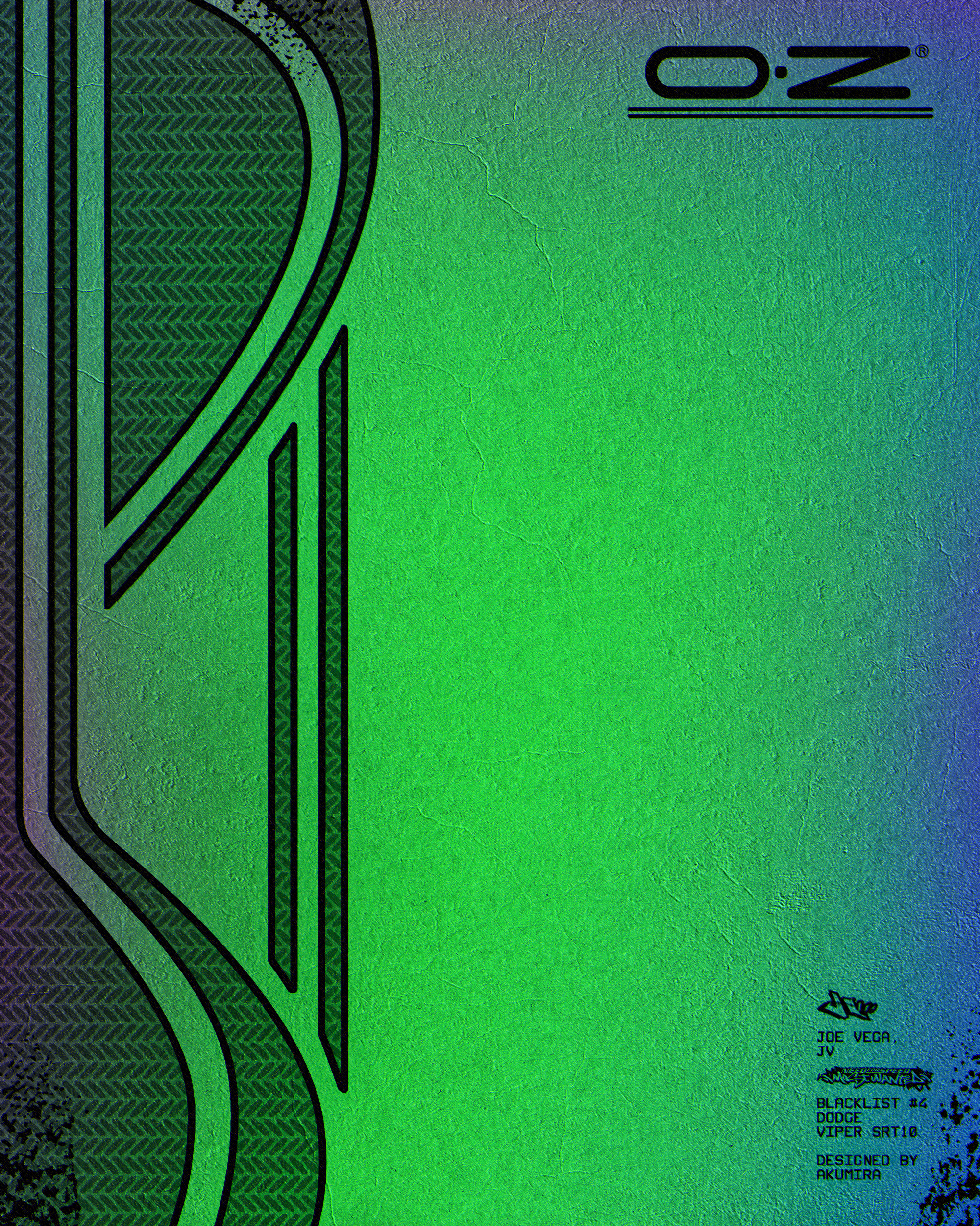 Need For Speed Most Wanted 2005 - Blacklist #4 JV art graphic design holo holographic illustration inspire pattern photoshop poster vector