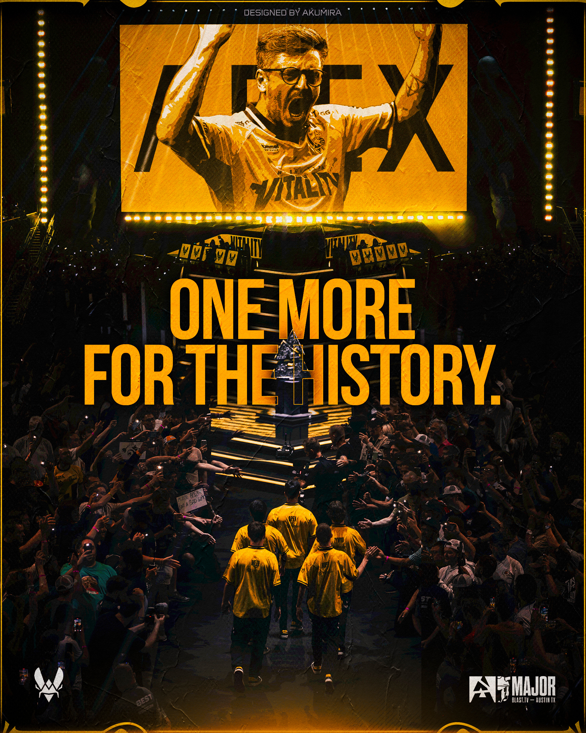 apEX Poster Design - One More For The History design esport esports gaming graphic design illustrator poster wallpaper