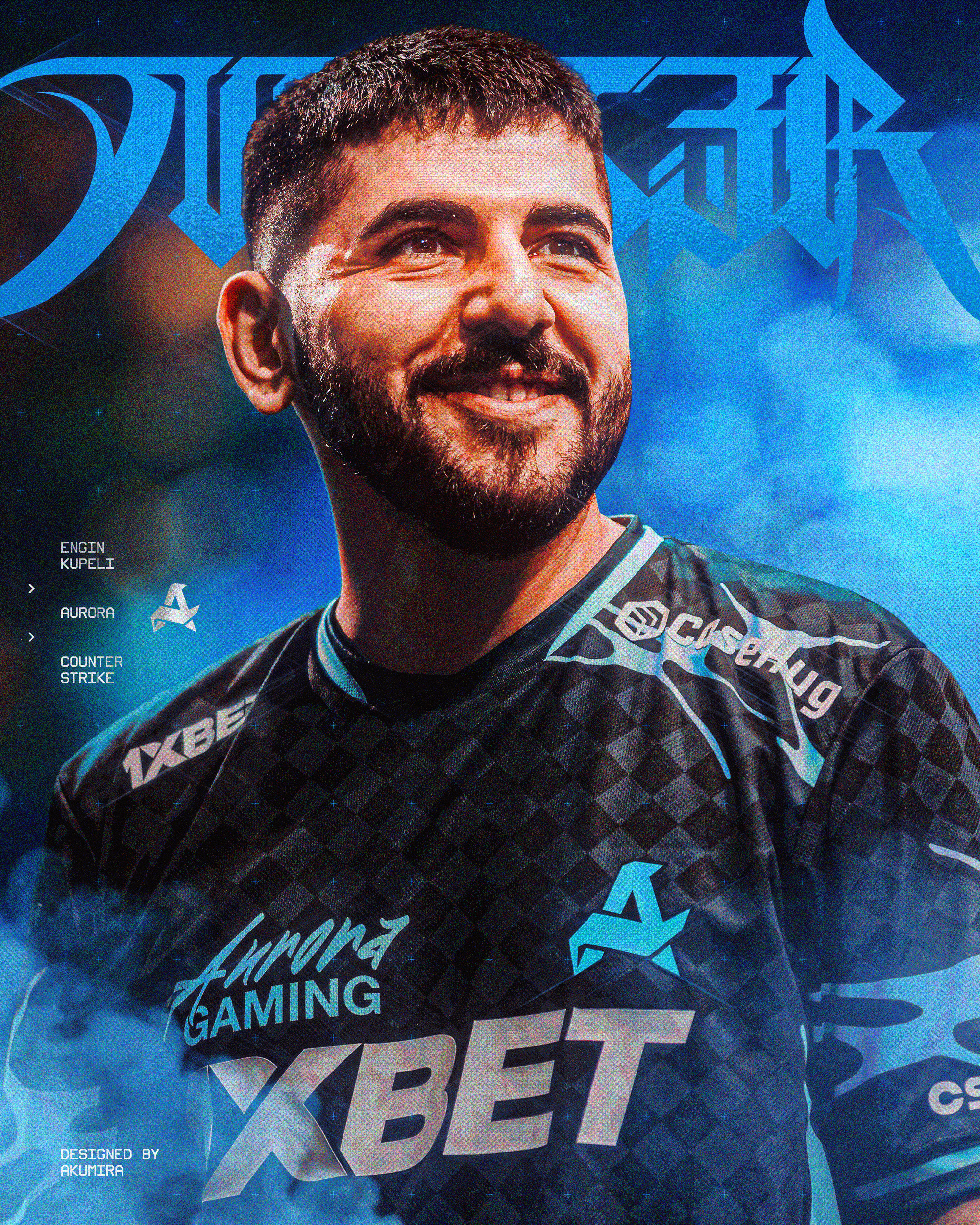 MAJ3R Poster Design - Counter Strike art design esport esports gaming graphic design illustrator photoshop poster