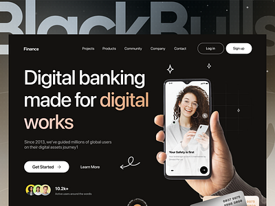 business agency web ui design agency agency website branding branding design business ui business website clean ui design hero section minimal modern ui saas website ui ux web web design website design
