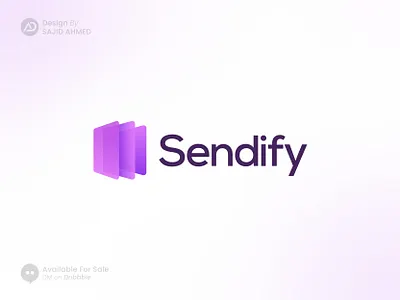 Sendify Logo for File Sharing & Tech Platform abstract logo ai logo branding business logo company logo corporate creative logo crypto logo data transfer logo design file sharing logo gradient logo illustration logo logo design modern logo saas logo tech logo ui web3 logo