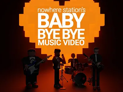 Baby Bye Bye Music Video 3d 3d anima 3d animation animation blender blender3d cycles music video poster design
