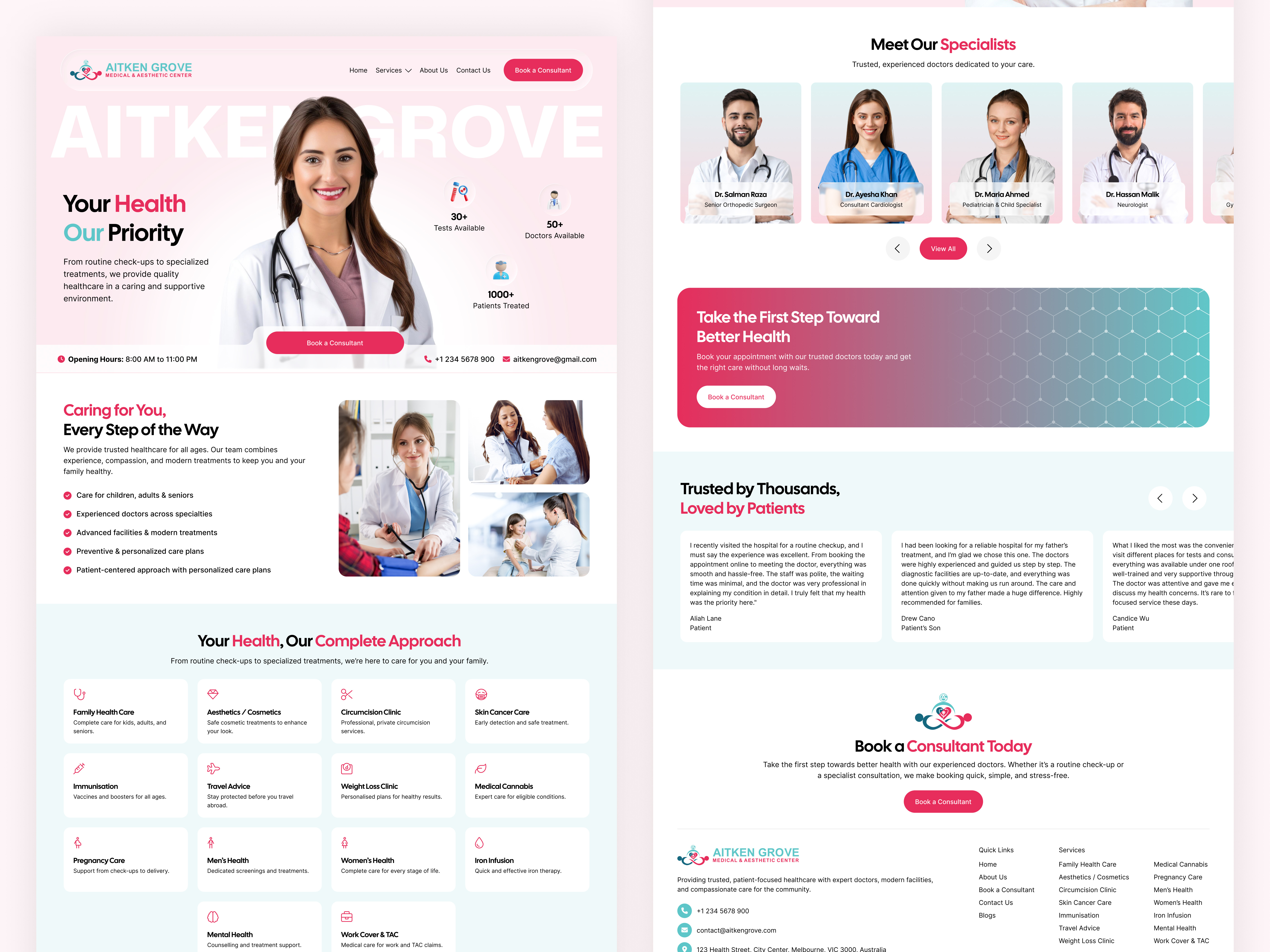 Example of Full Website Design