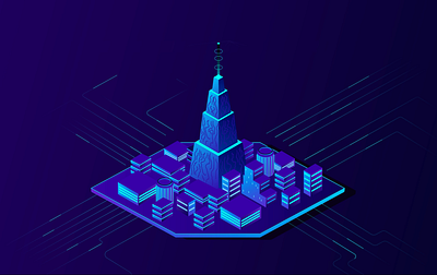 Dark Mode Cybersecurity — Gradient Motion Graphic after effects neon gradient ui