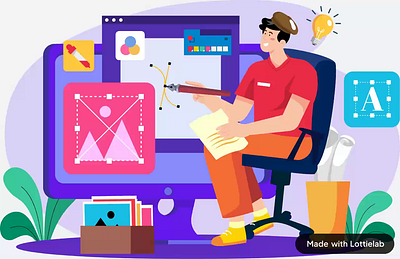 Figma to Lottie Designing Animation animation design figma graphic design illustration motion graphics ui ux