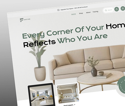Furniture Landing Page brands ecommerce ecommerce website furniture furniture landing page furniture ui furniture website home decor home decor landing page interior website landing page modern furniture modern website online store product bdesign ui design uiux design web design website design