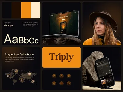 Triply - branding for travel mobile app app branding clean design discovery app logo minimal mobile mobile app travel travel app ui ux