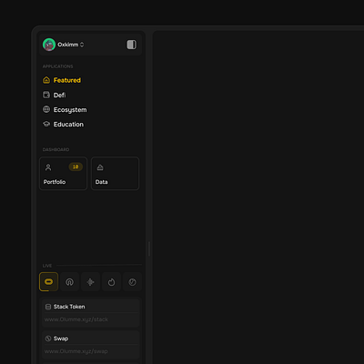 Sidebar Component branding design graphic design ui user experience user interface ux