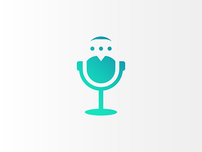 Microphone or Podcast Logo Design audio logo brand branding design identity logo logo collection logo maker logomark mic chat logo mic icon mic logo microphone icon microphone logo podcast icon podcast logo voice chat voice note