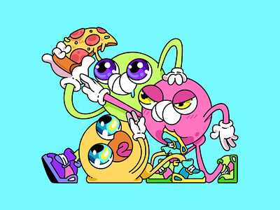 Dango Mascot Cartoon animation branding cartoon creature design graphic design illustration logo procreate ui