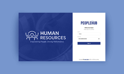 Modern HR & Payroll Login Experience business app hrpayroll human resource login login page minimal modern ui ui uidesign ux uxdesign