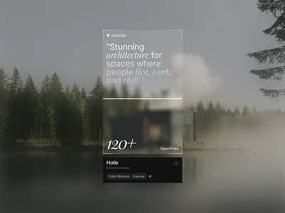 Hotle - UI Component booking hotel minimalist nature simple component ui ui component uiux vilaa white space