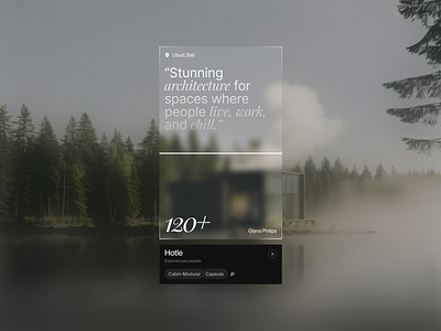 Hotle - UI Component booking hotel minimalist nature simple component ui ui component uiux vilaa white space