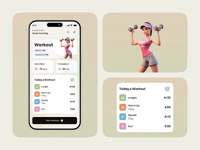 Wellness App – Fitness, Nutrition app app design design fitness fitness app health mobile mobile app nutrition ui ux wellness yoga