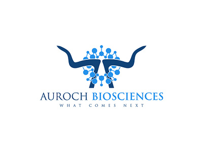 Auroch Biosciences Logo Design auroch biosciences branding business creative logo custom logo design graphic design letter logo logo