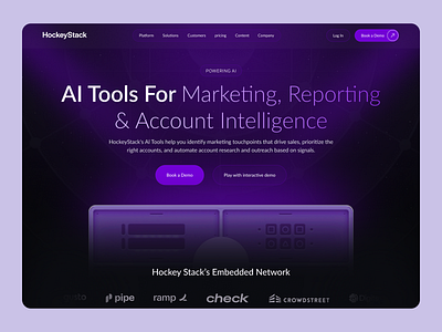 AI Landing Page UI Design ai ai landing ai landing page ai landing page dark ai landing page design ai landing page ui modern landing page ui ui design uidesign uiux ux design web design