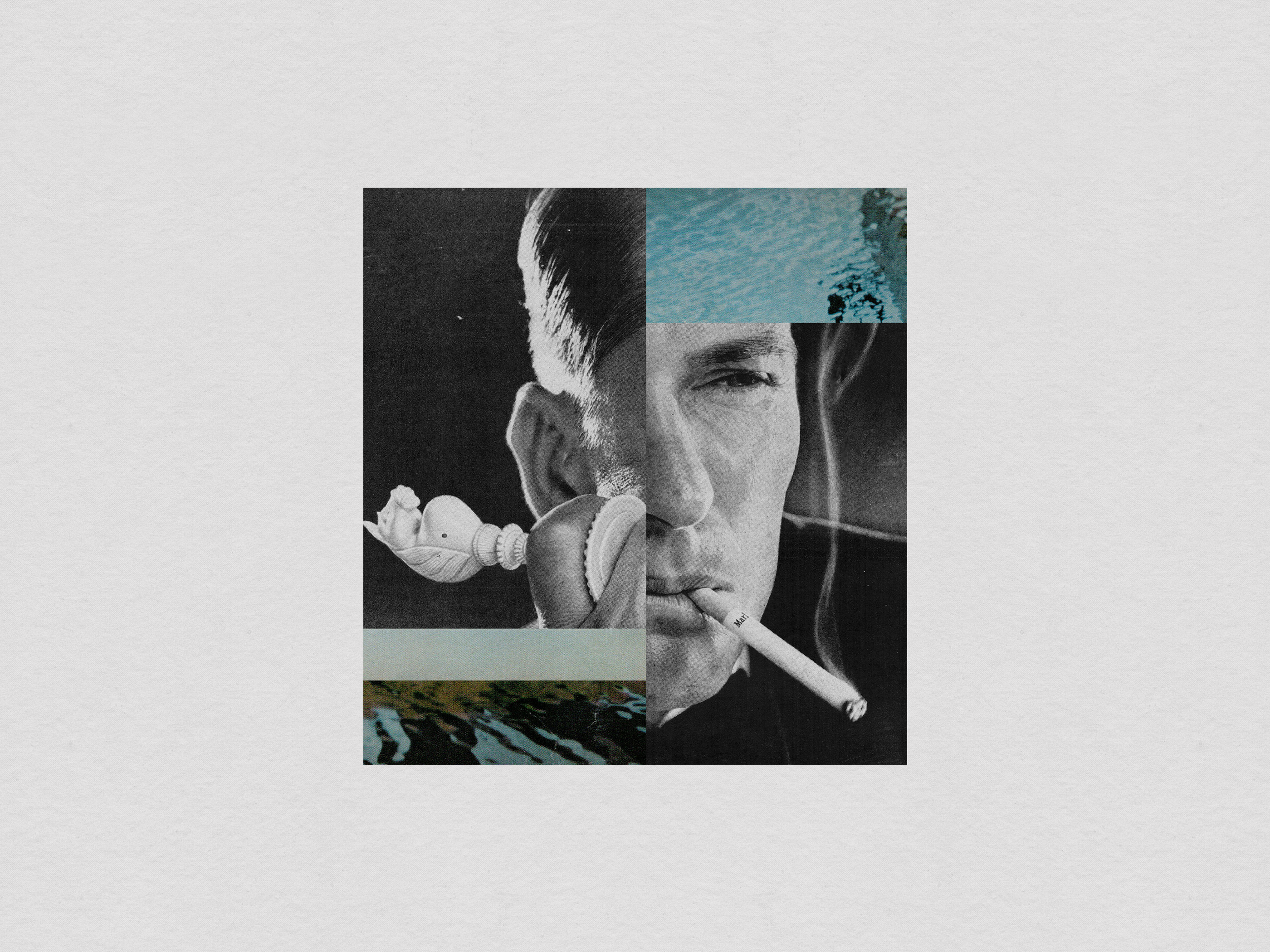 The Knight Jumps Over art collage collage art collage maker collages collagist digital digital collage graphic design illustration shapes textures vintage vintage collage