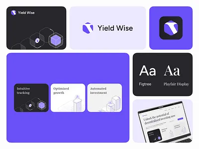 Yield Wise branding identity branding design graphic design logo rebrand