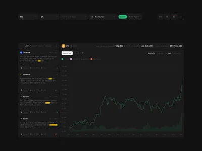 Kaito — Web3 Data, Made Actionable analytics clean crypto crypto currency crypto dashboard currency crypto dashboard finance popup product design wallet crypto