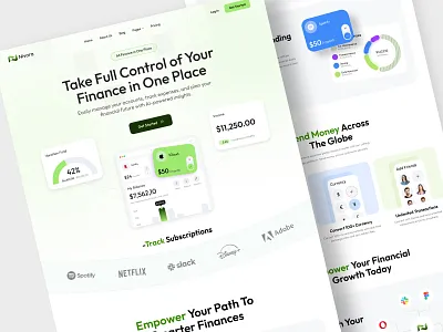 Nivora - Al-Powered Fintech Dashboard finance finance design finance landing page fintech design graphic design landing page nivora product design saas saas landing page ui ui design uiux uiux design user experience design user interface ux website design
