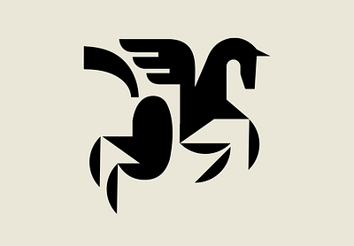 LOGO - PEGASE branding design graphic design horse icon identity illustration logo marks pegase pegasus symbol ui