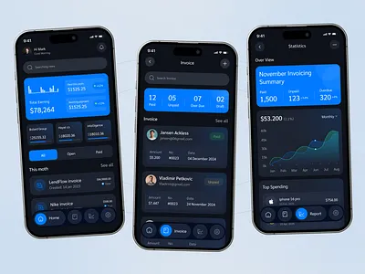 Invoice mobile app accounting android app store optimization best mobile app billing app clean estimate finance fintec information architecture interface invoice ios mobile app mobile app design product design top mobile app ui ui ux ux
