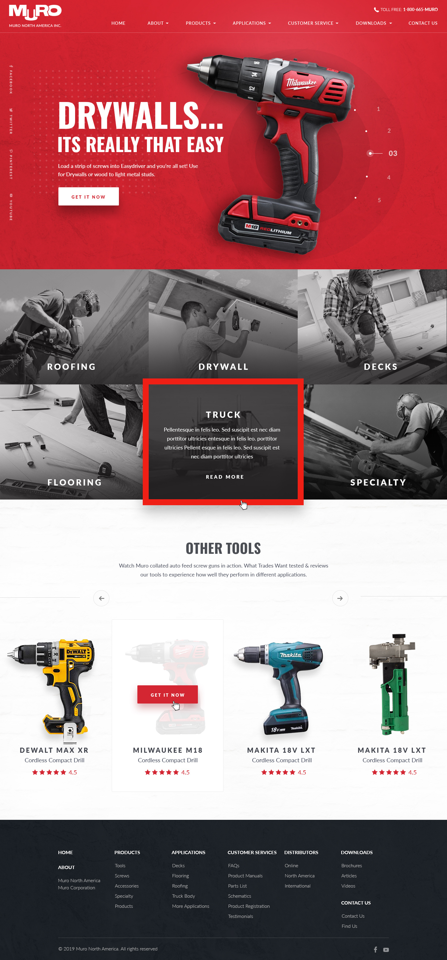 MURO tools branding design photoshop ui web