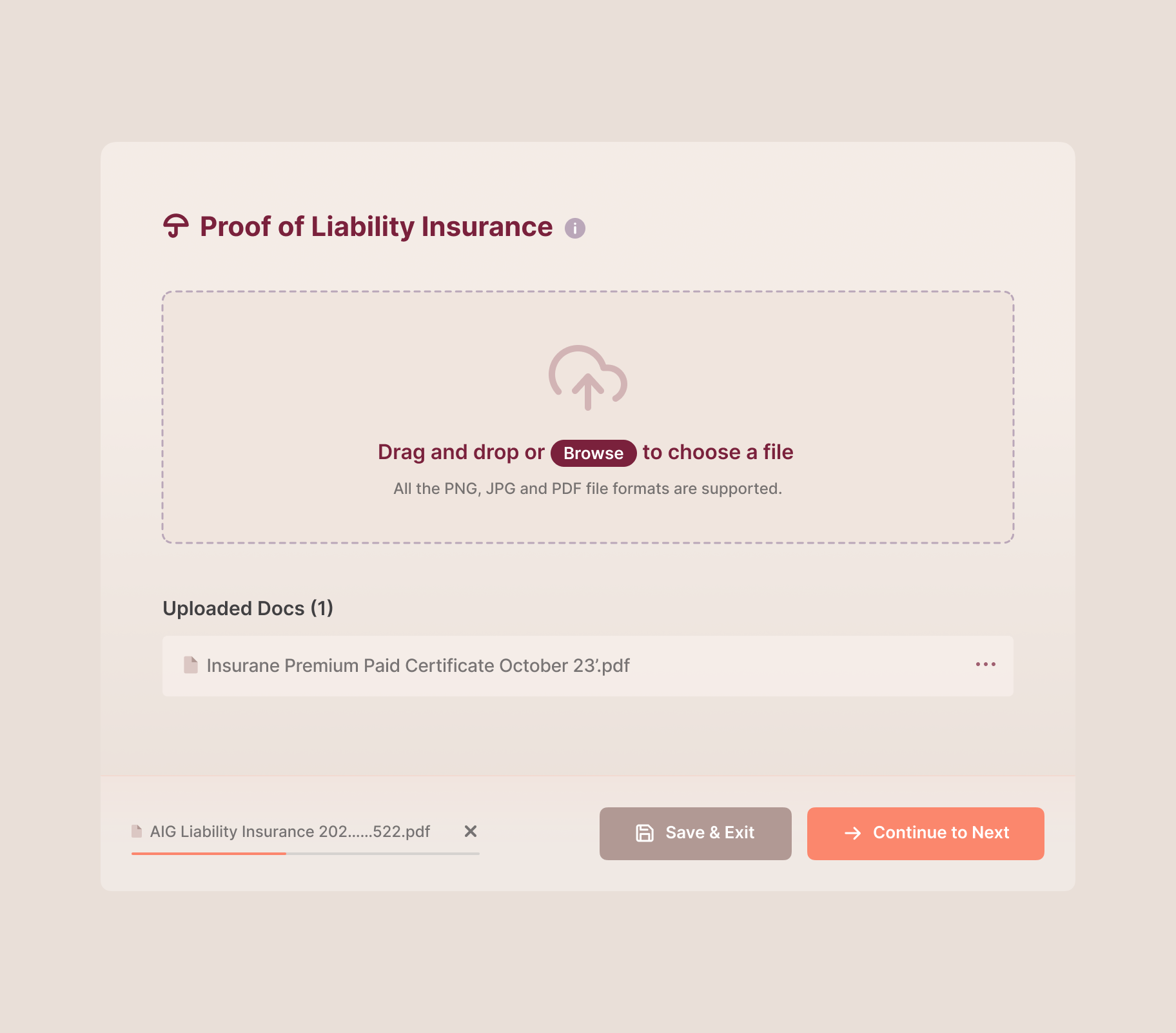 Solarizz - Signup (Upload Screen) modal modal design ui design upload upload screen